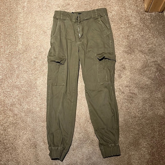 Used high rise cargo joggers. - Picture 1 of 3